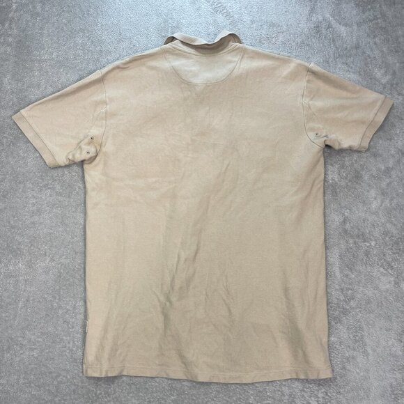 Orvis Men’s Large Shooting Shirt Hunting Beige Hook And Loop Chest Pad Button Up - Picture 11 of 13